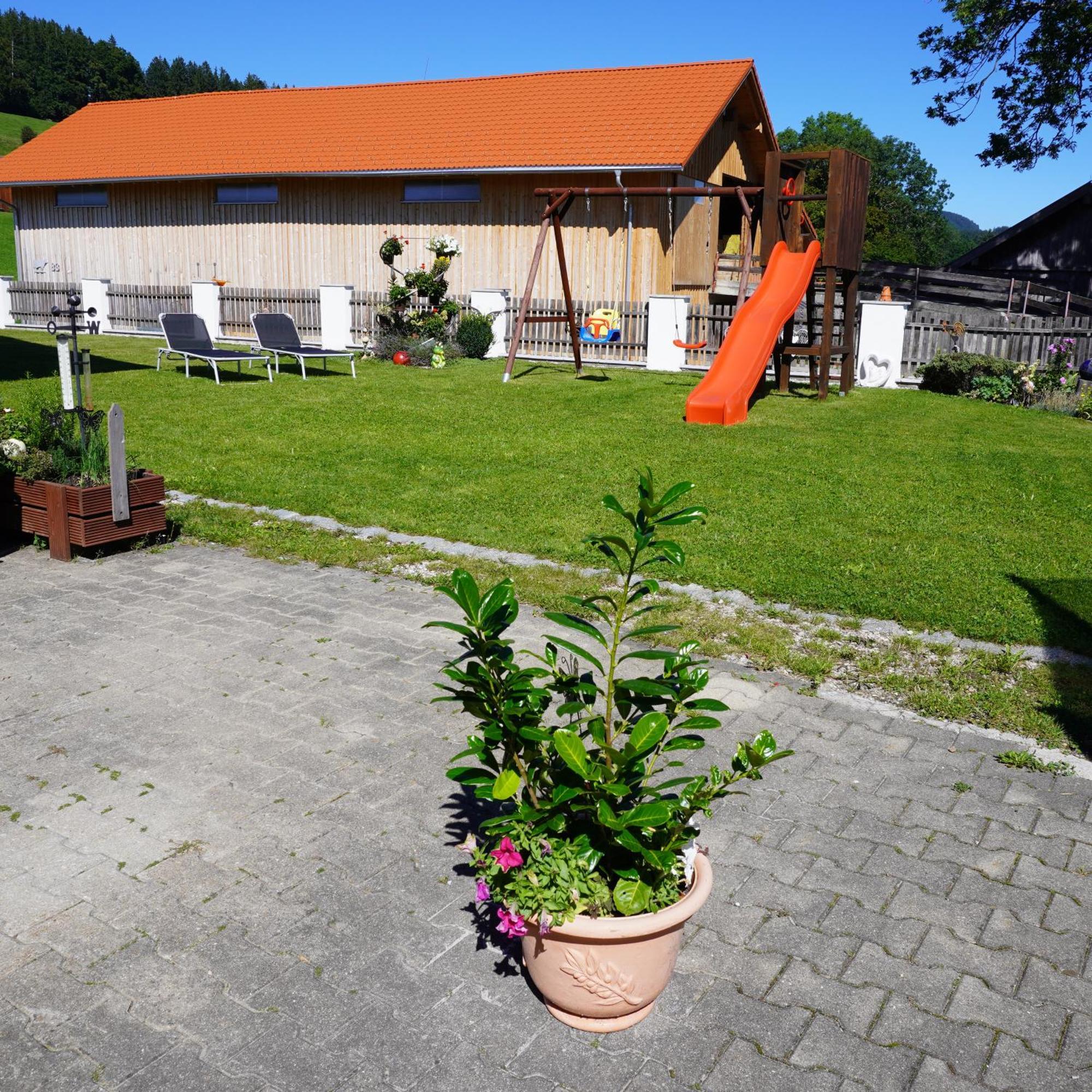 Ferienwohnung Linder Hopferau Buitenkant foto