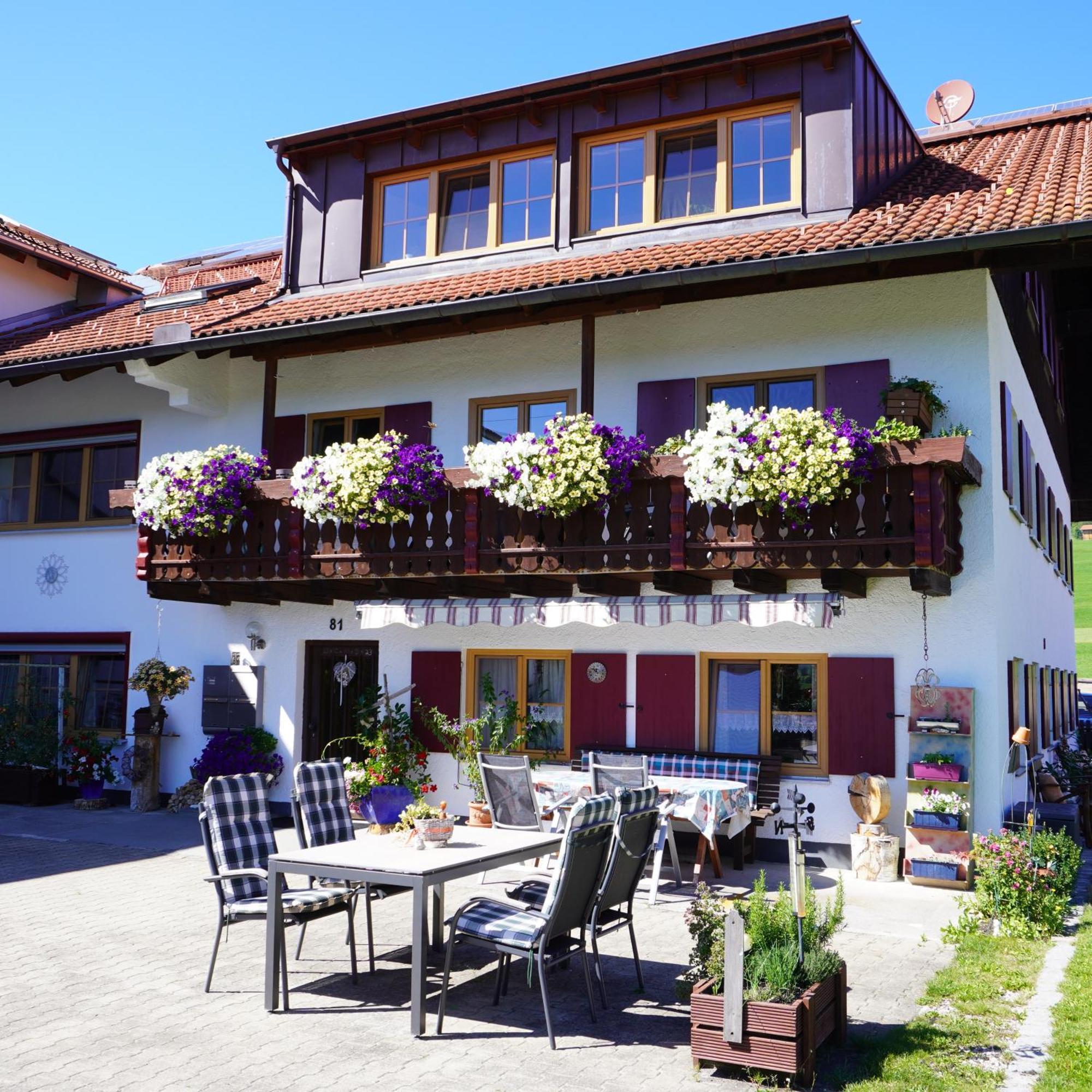 Ferienwohnung Linder Hopferau Buitenkant foto